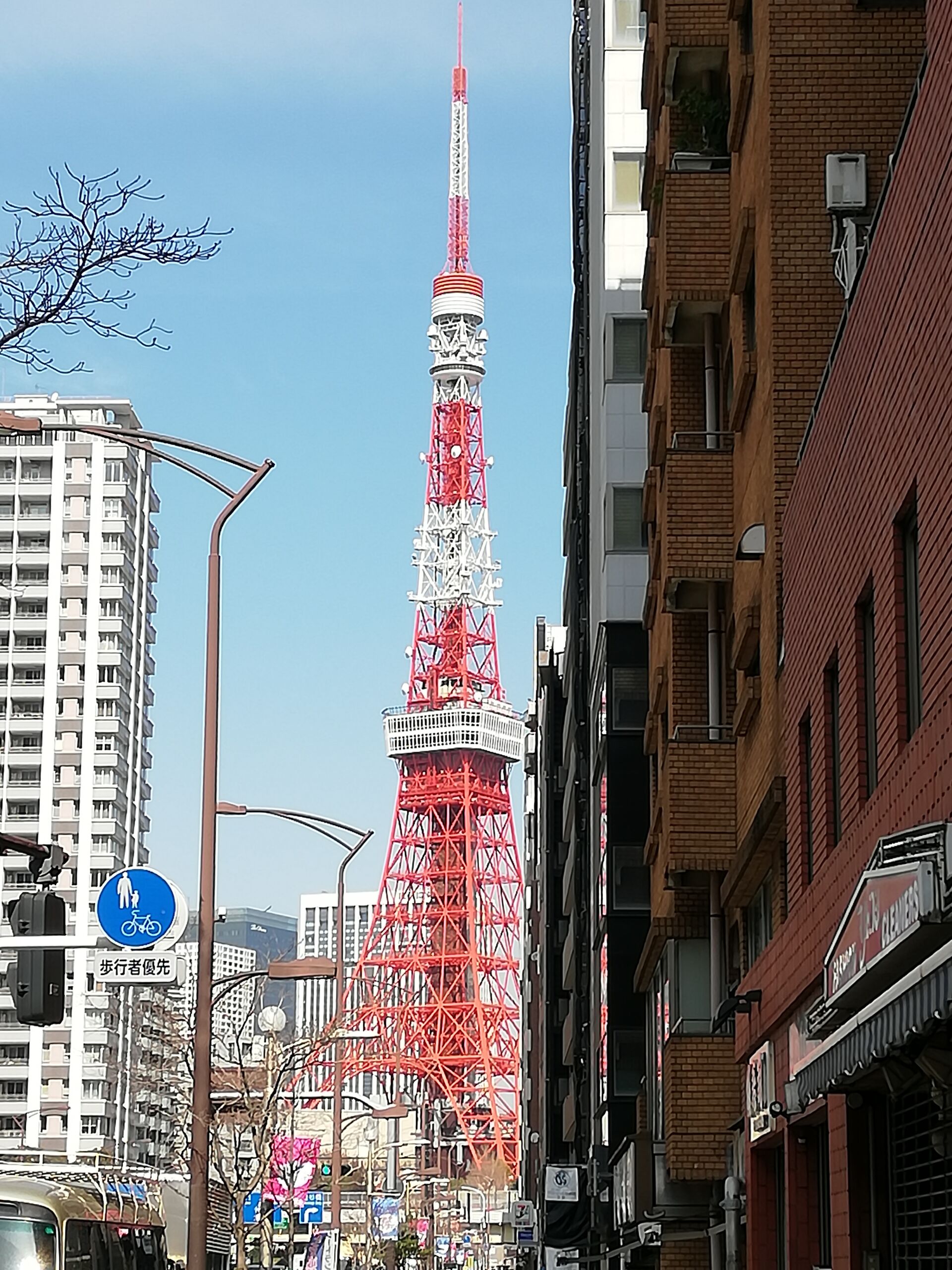 港区田町から観る東京タワー2